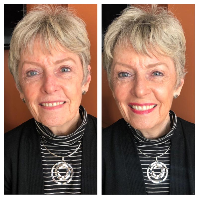 TIM Makeup Before and After