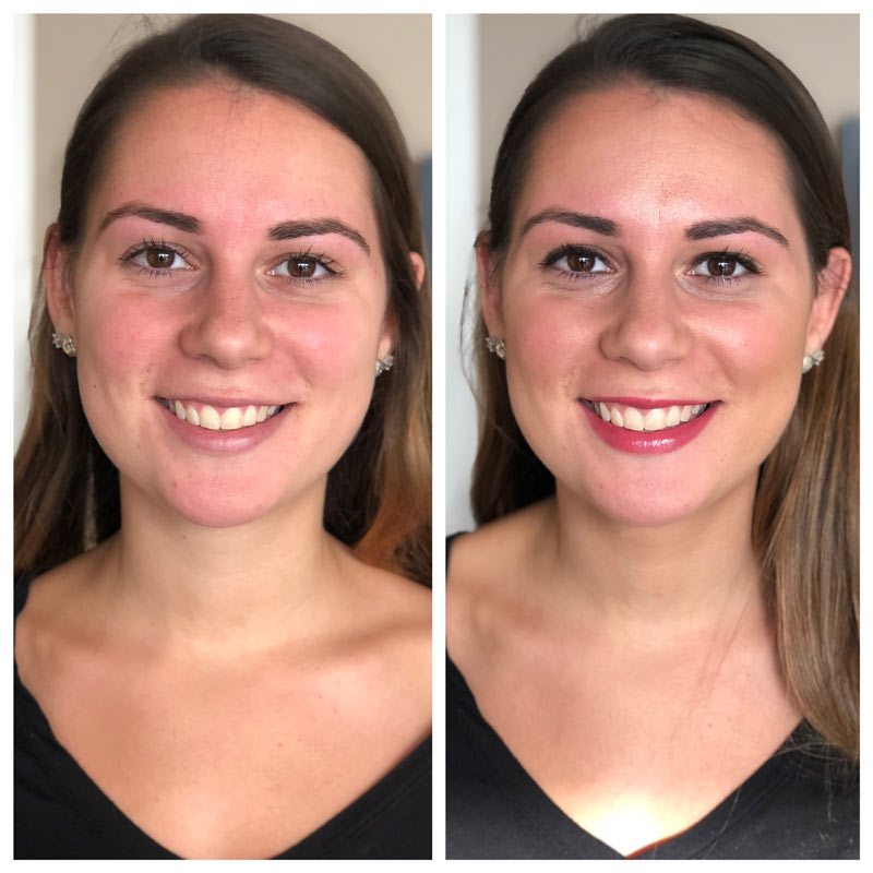 TIM Makeup Before and After