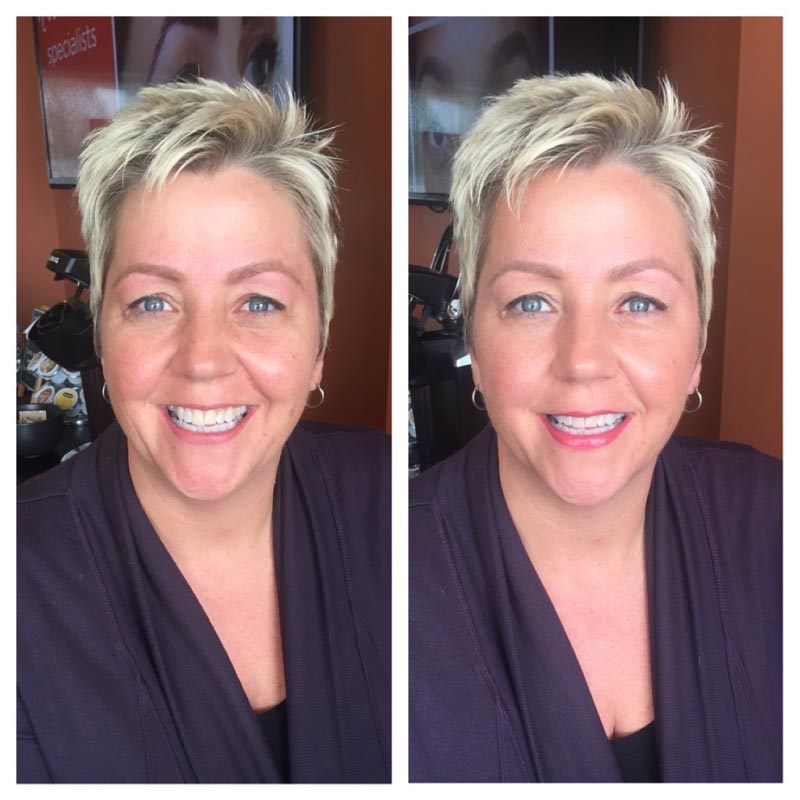 TIM Makeup Before and After