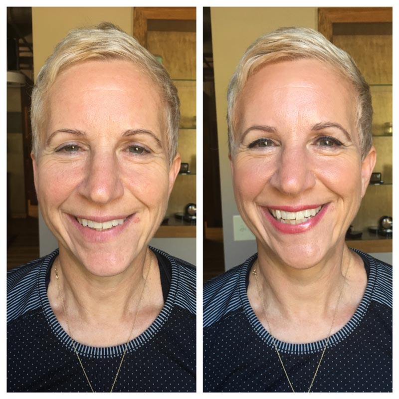 TIM Makeup Before and After