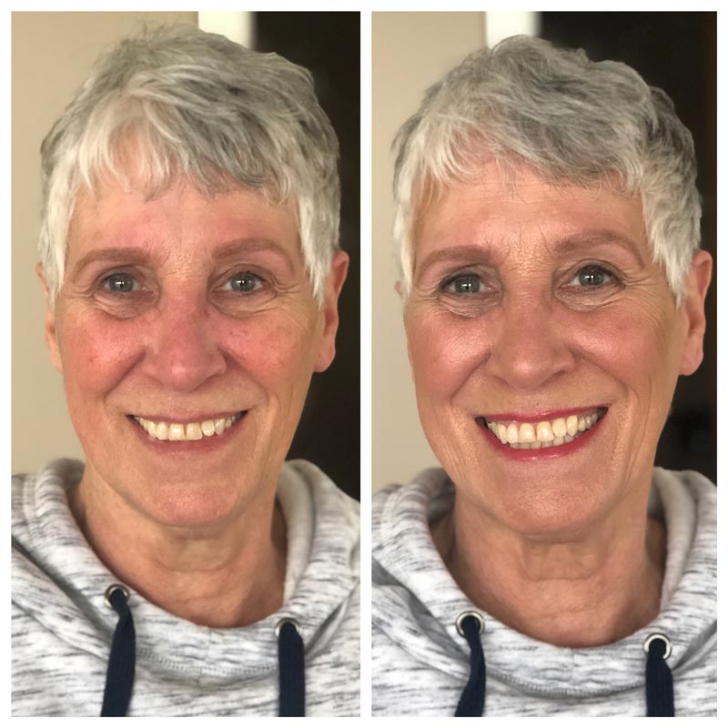 TIM Makeup Before and After